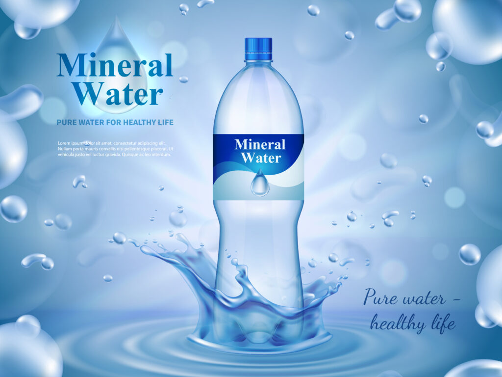 Mineral Water Advertising Composition