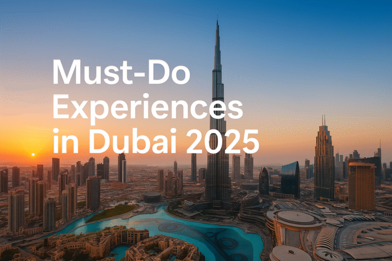 Must-do experiences in Dubai 2025